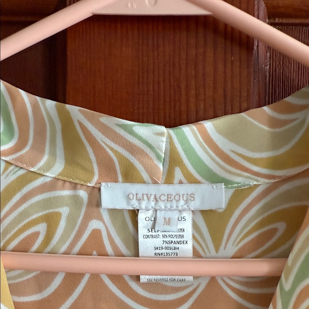 Olivaceous Multicolor Patterned Bodysuit - image 2